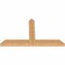 Ekena Millwork Portland Timber Gable Bracket, Western Red Cedar, 60"W x 35"H x 3 1/2"D x 5 1/2"F, 14/12 Pitch GBW060X35X0406POR00SWR - alternate 5